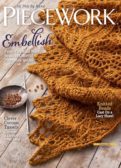 Cover of PieceWork Summer 2022