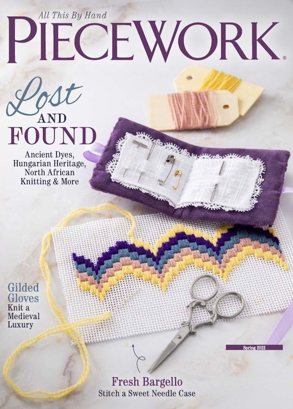 Cover of PieceWork Spring 2022