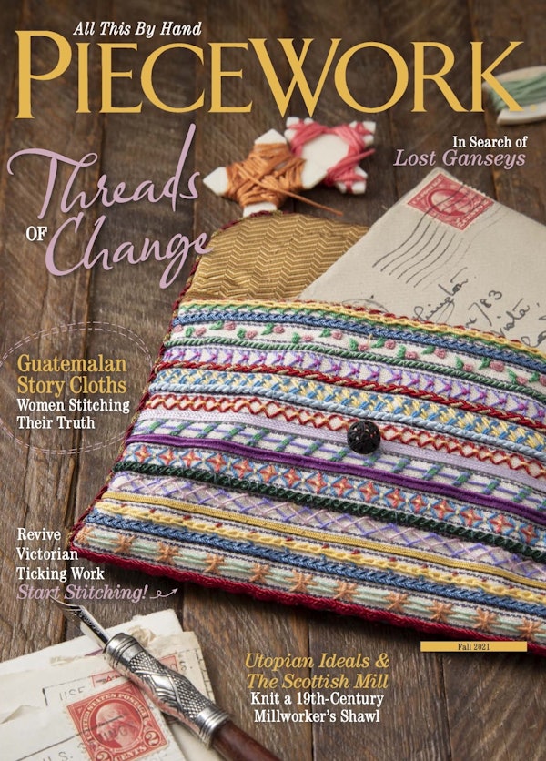 Cover of PieceWork Fall 2021