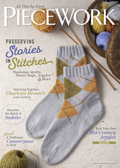 Cover of PieceWork Summer 2021