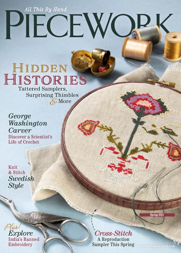Cover of PieceWork Spring 2021