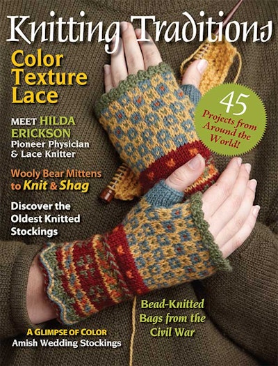 Cover of Knitting Traditions Winter 2011