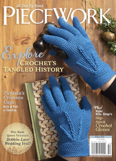 Cover of PieceWork Winter 2020