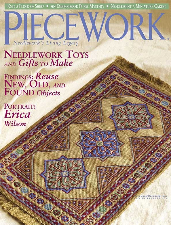 Cover of PieceWork November-December 2003