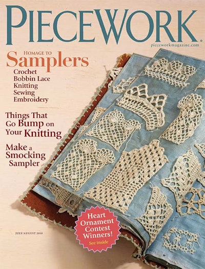 Cover of PieceWork July-August 2010