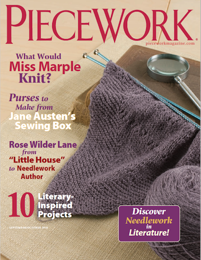 Cover of PieceWork September-October 2010
