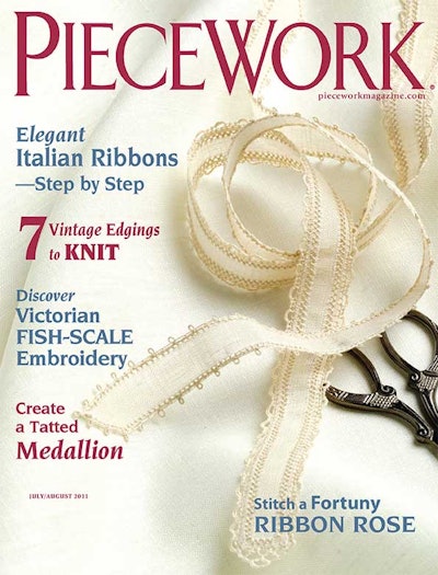 Cover of PieceWork July-August 2011