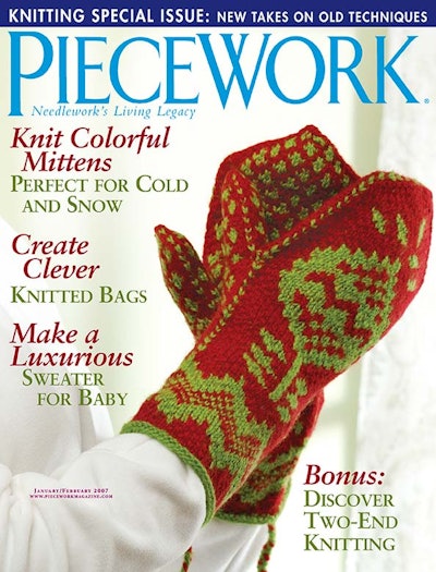 Cover of PieceWork January-February 2007