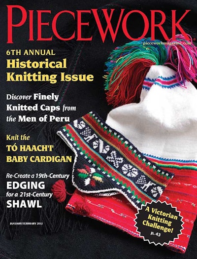 Cover of PieceWork January-February 2012
