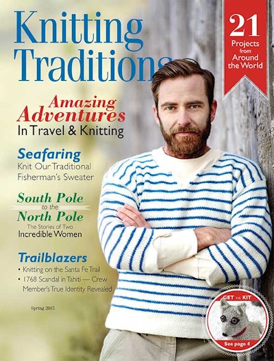 Cover of Knitting Traditions Spring 2015