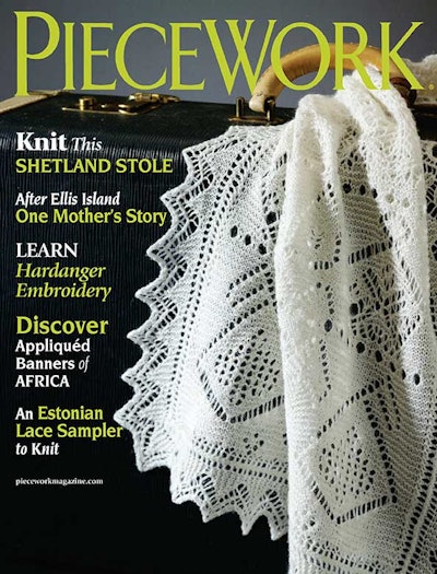 Cover of PieceWork November-December 2012