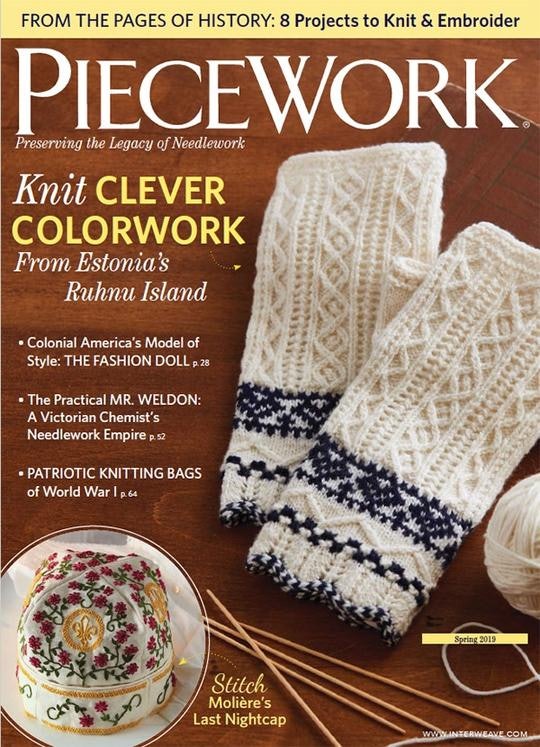 Cover of PieceWork Spring 2019