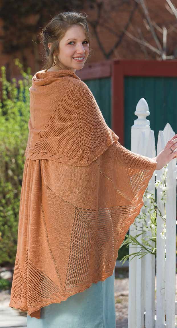 Compass Rose Shawl to Knit Pattern Download Image