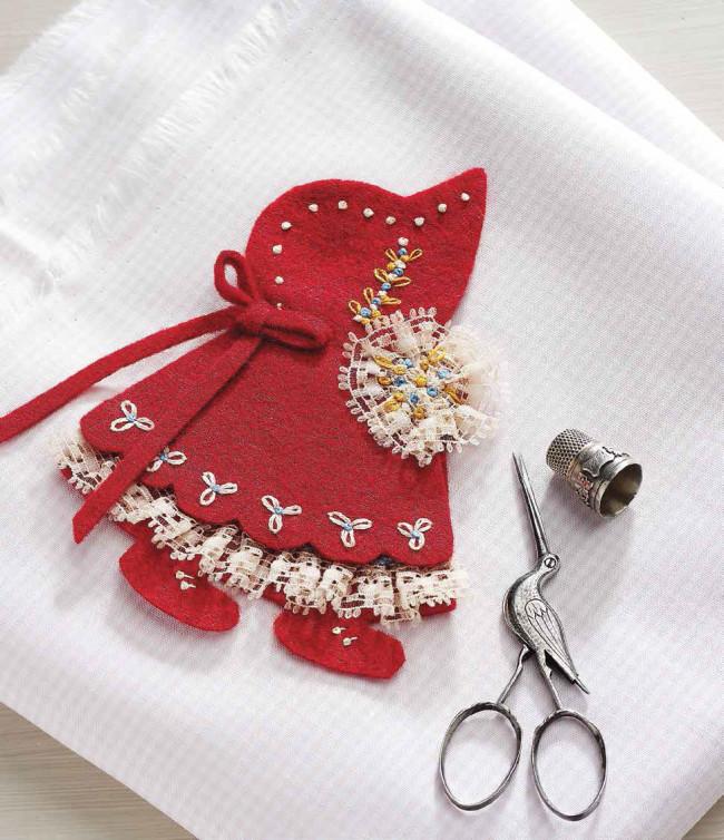 A Little Girl in Red: A Needle Case to Stitch Image