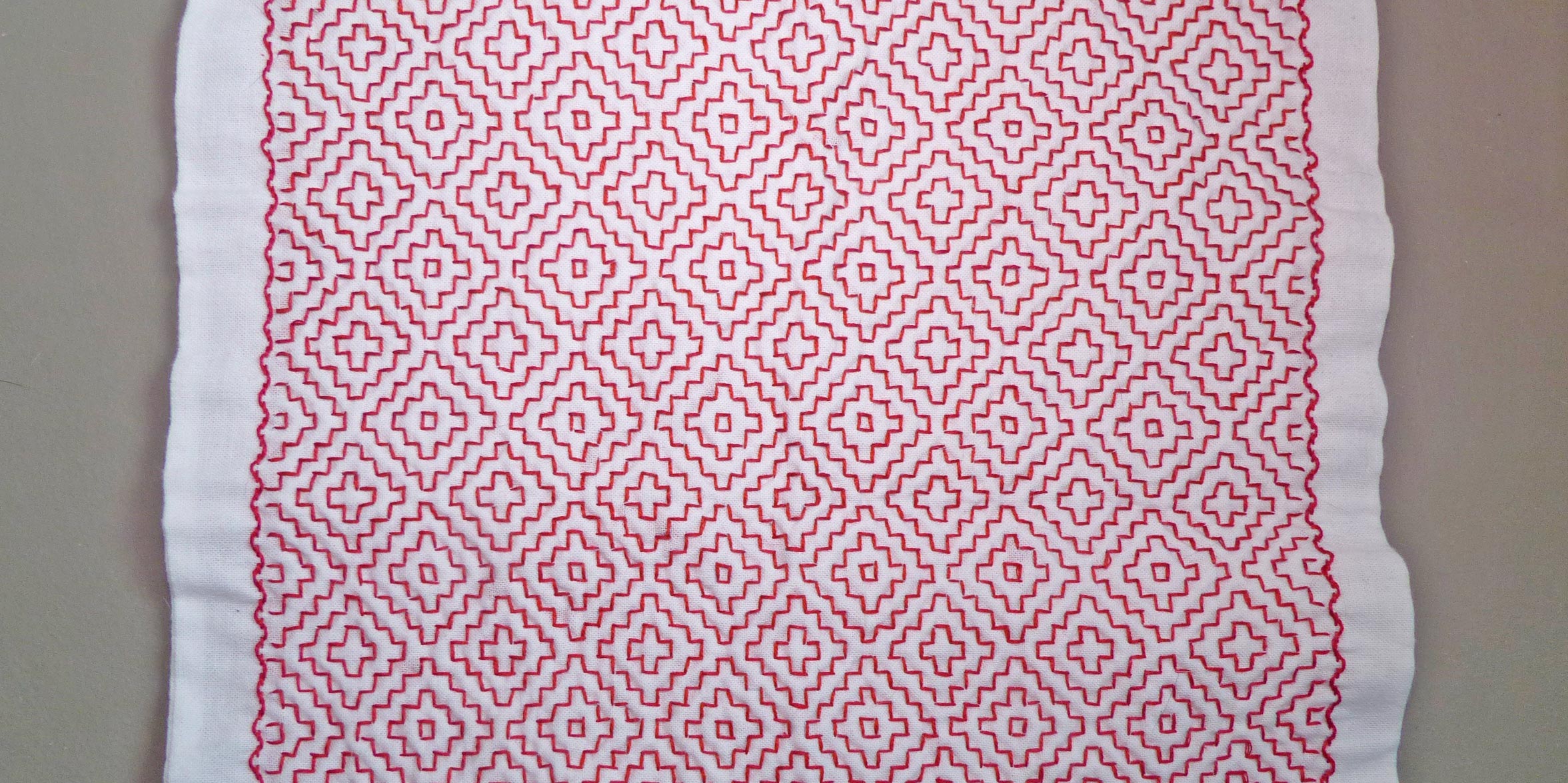 Hitomezashi-red
