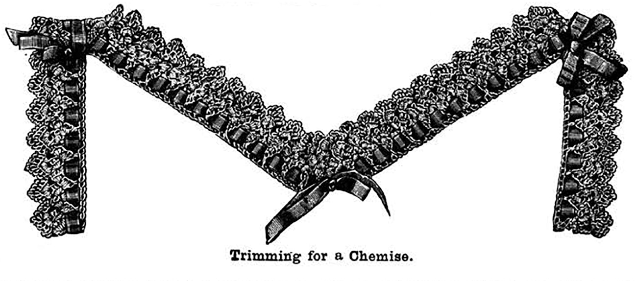 Chemise trimming