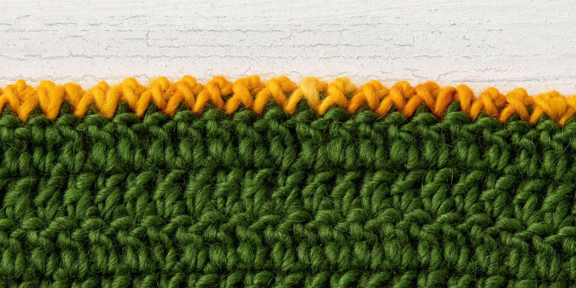 Crab Stitch (reverse side)