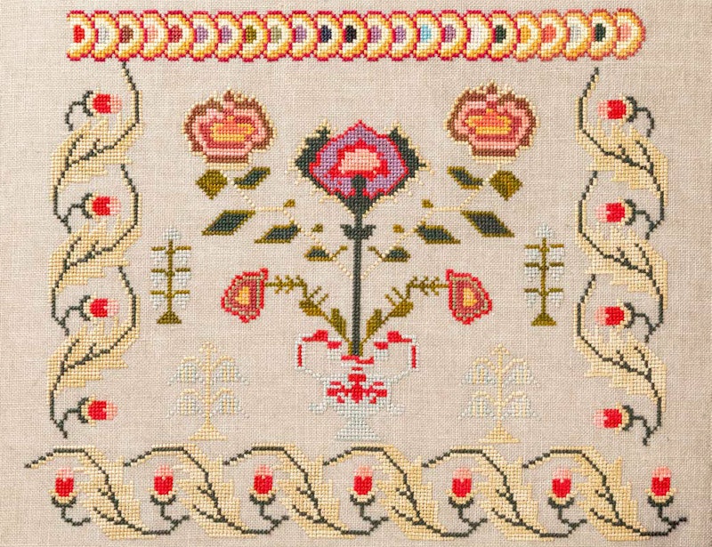 A Schoolhouse Sampler: Like Morning Dew on a Rose by Lianne Van Leyen