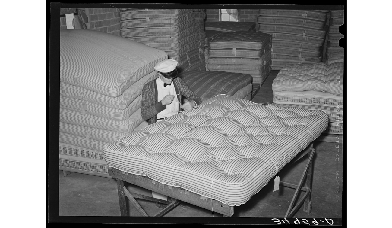 Tufting a Mattress