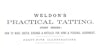 Victorian Tatting the Weldon’s Way: Square for a D'oyley, or for a Pincushion Cover Image