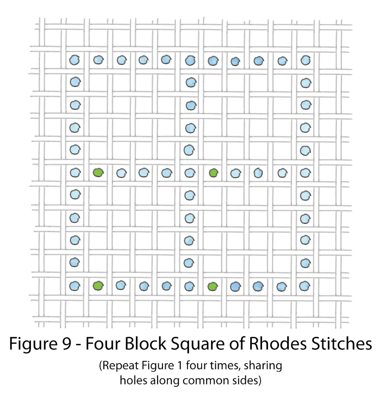 A Stitch in Time: Rhodes Stitch | PieceWork