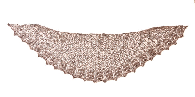 Carolyn Wyborny’s lace shawl