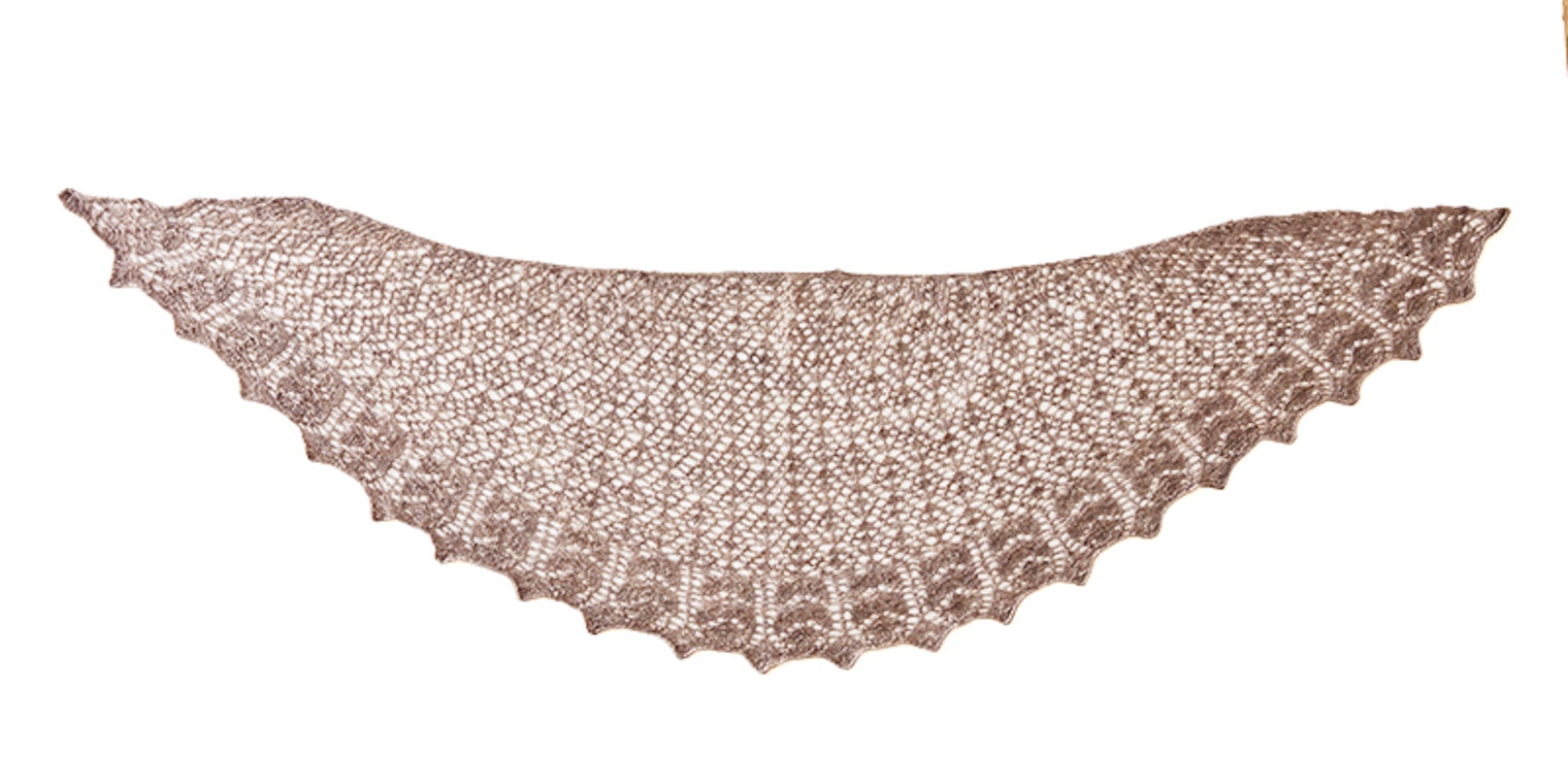 Carolyn Wyborny’s lace shawl