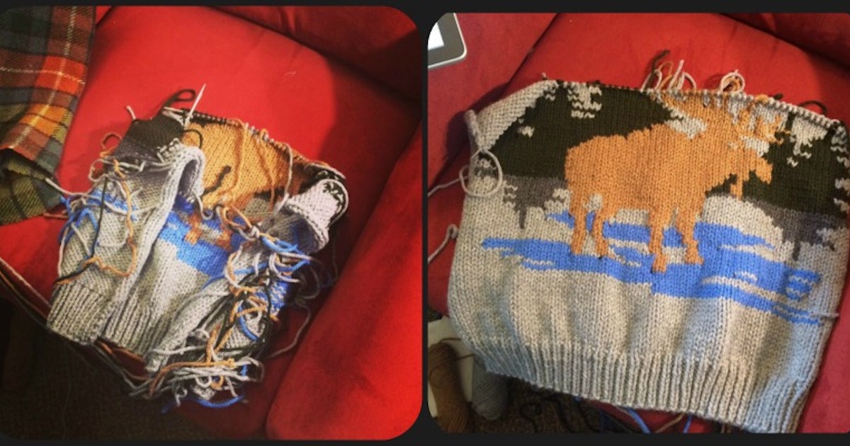 WIP Wednesday: Making a vintage moose jacket! | PieceWork WIP Wednesday: Making a vintage moose jacket! | PieceWork