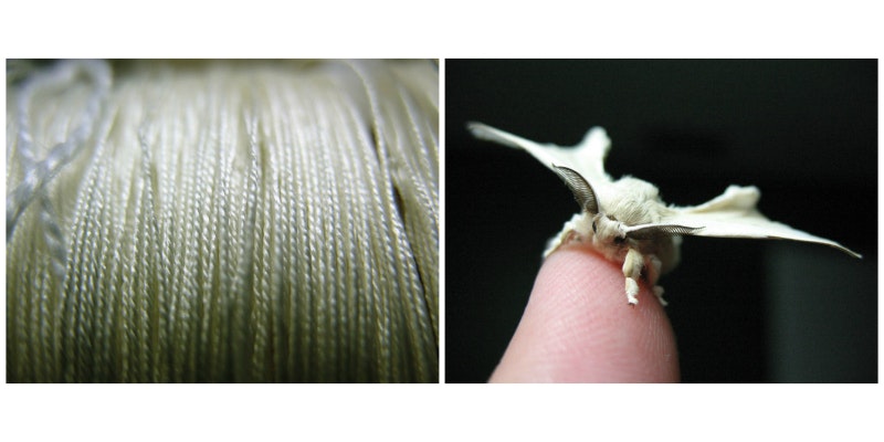 Making Silk for Embroidery. Photos by Michael Cook.