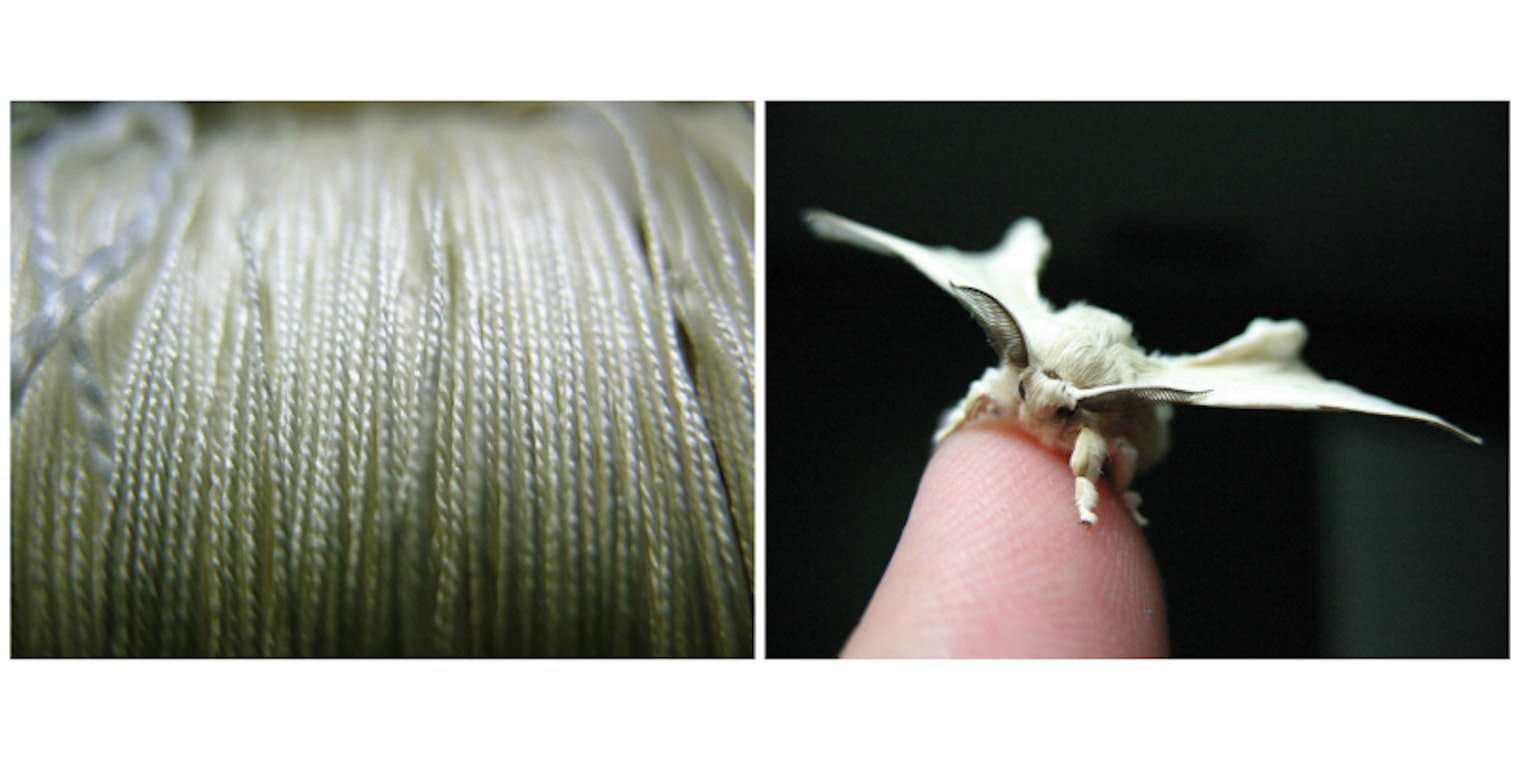 Making Silk for Embroidery. Photos by Michael Cook.