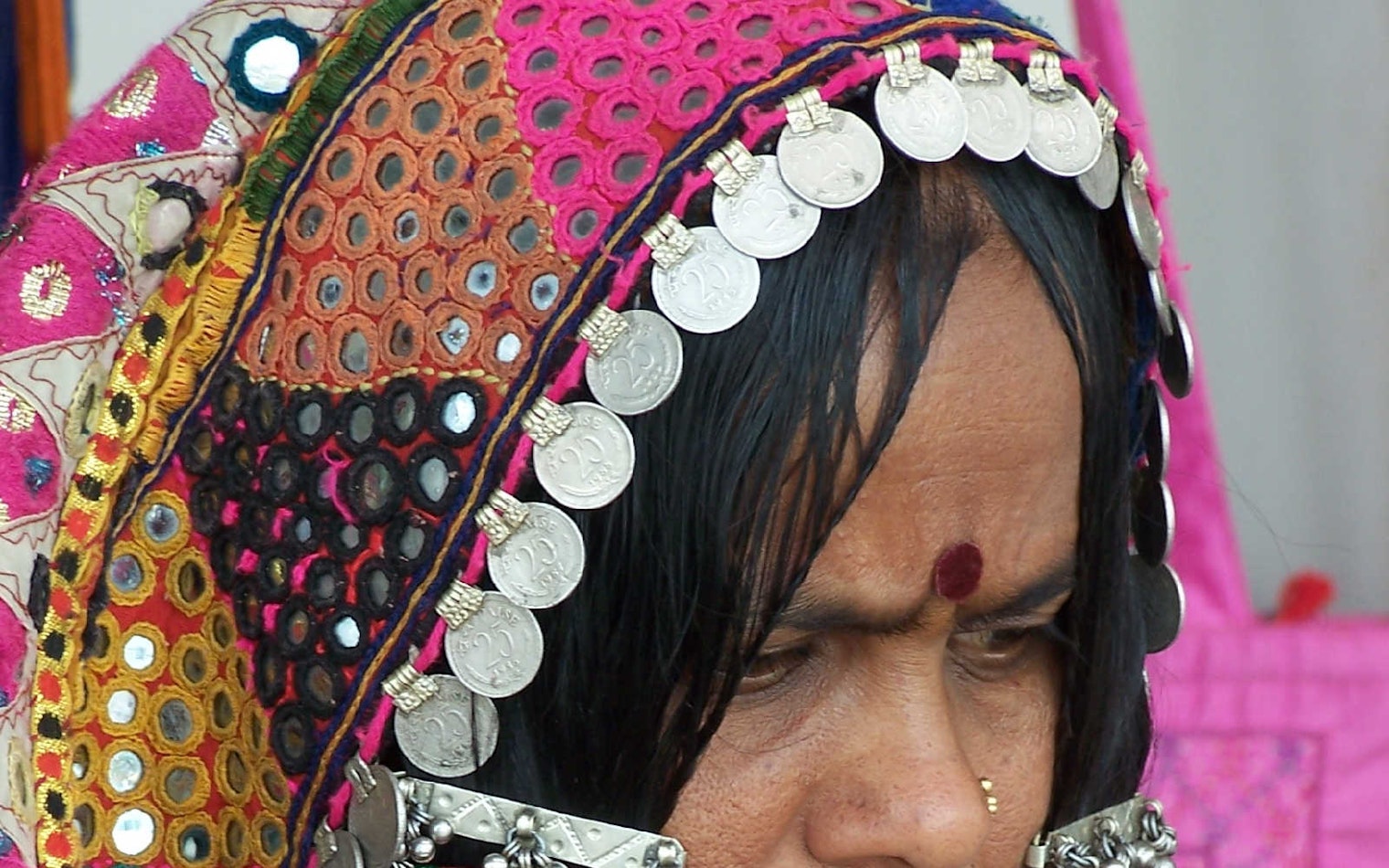 Close up of Banjara