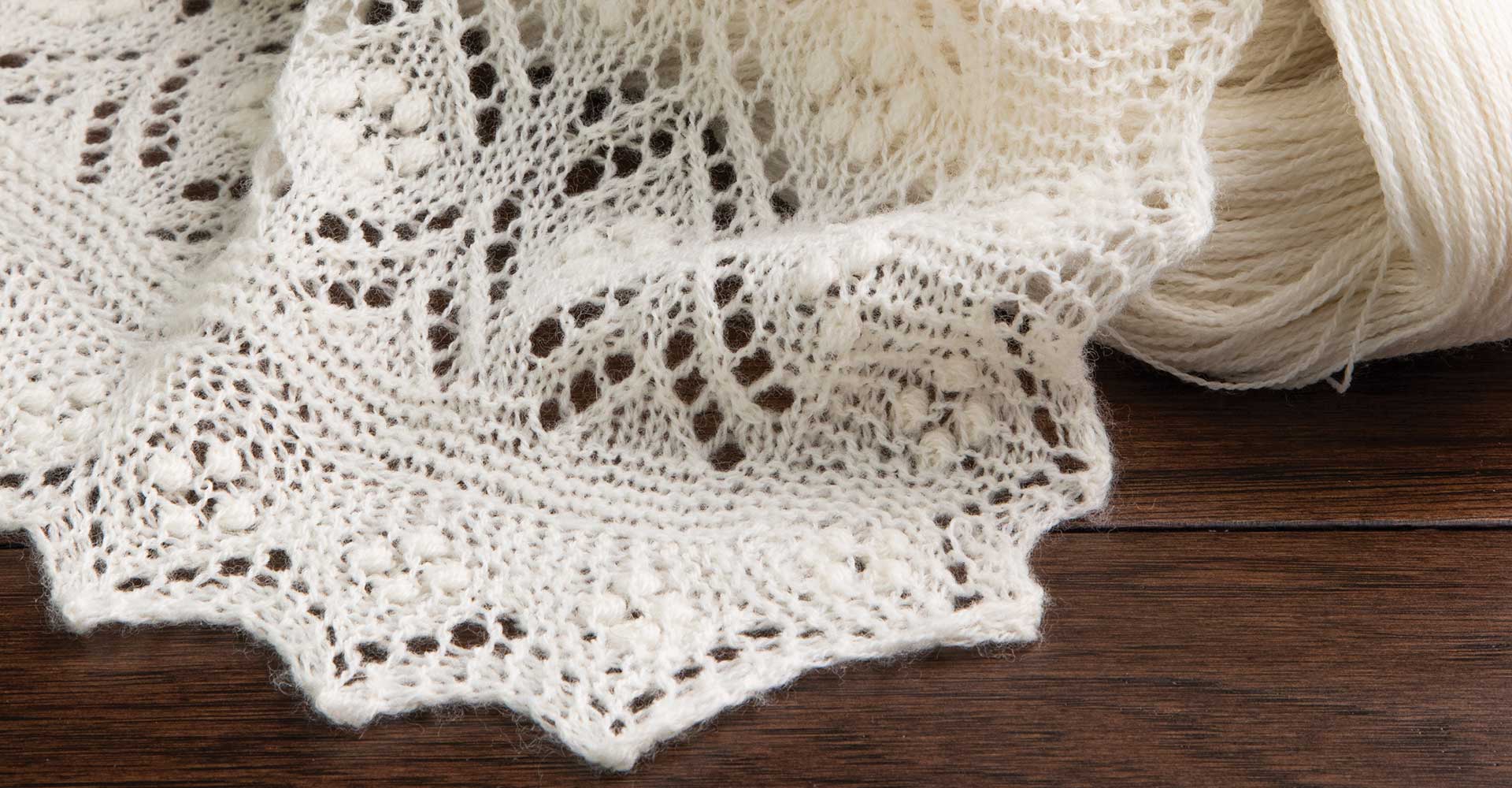Knitted Lace　white　 Sonja Esbensen　レース Knitted Lace white Sonja Esbensen レース - メルカリ