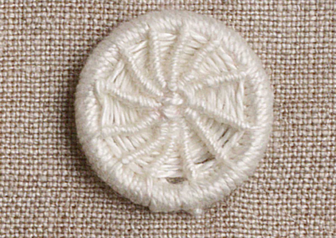 A Dorset Crosswheel Button to Make | PieceWork