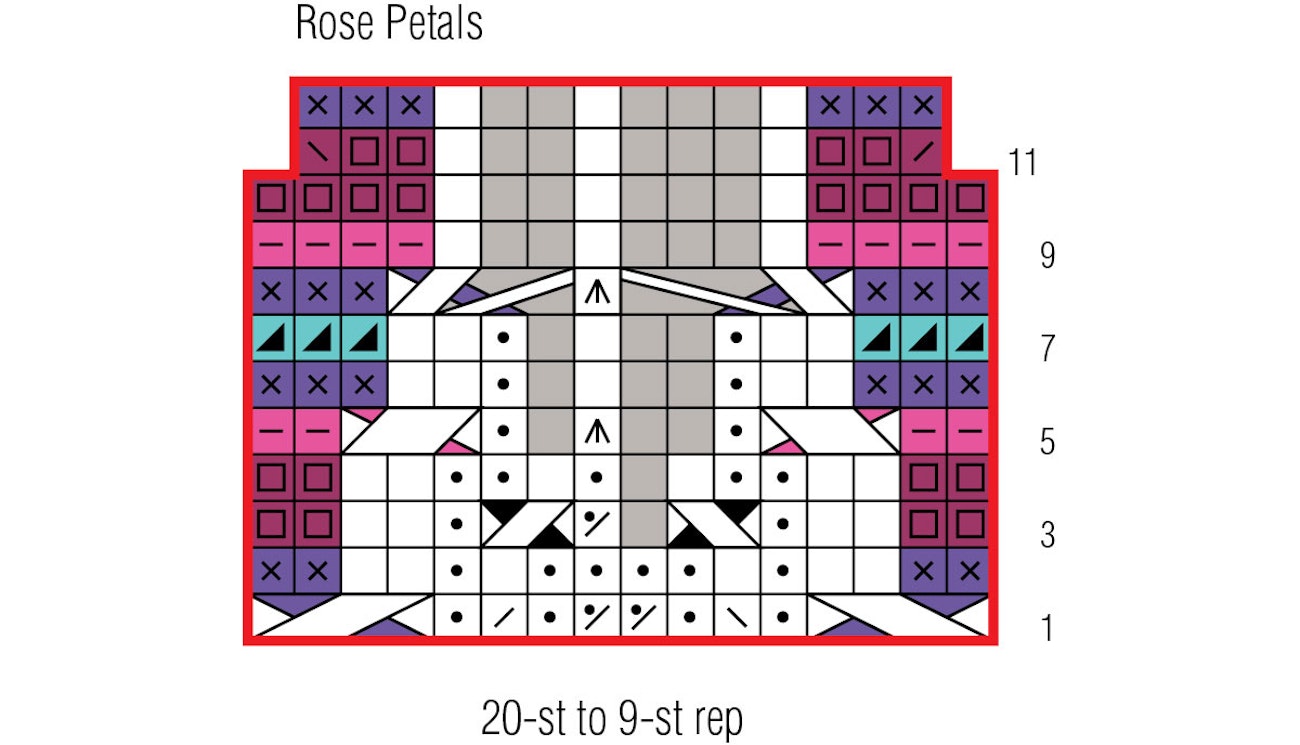 Notre-Dame-Tam-to-Knit-rose-petals
