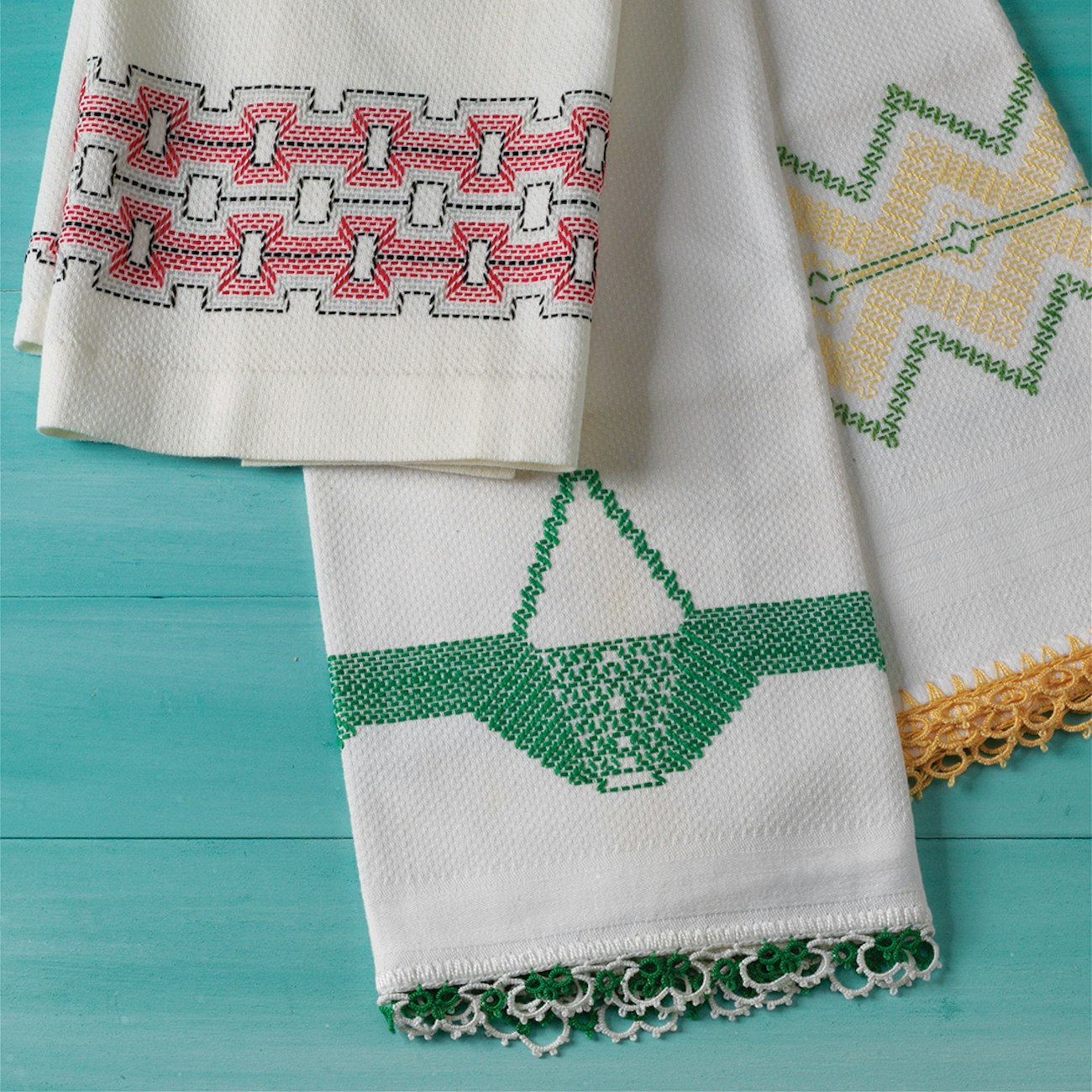 Cotton White Huck Towel Perfect for Embroidery