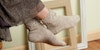Knitted Socks with Fancy Cuffs Image