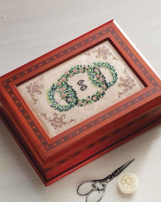 A Biedermeier Wreath to Stitch Image