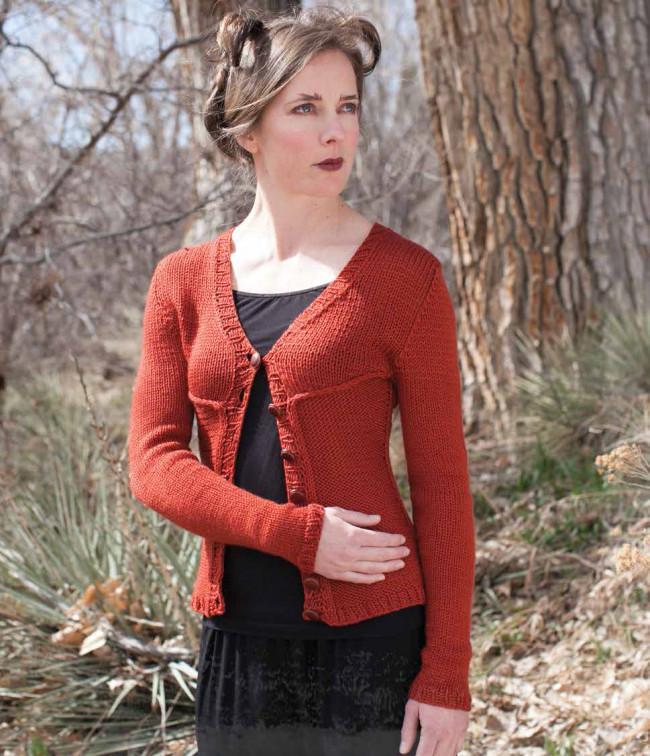 Kitsunetsuki Cardigan Knitting Pattern Download Image