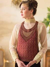 Dramatic Evening Ensemble: Brocade Vestment Image