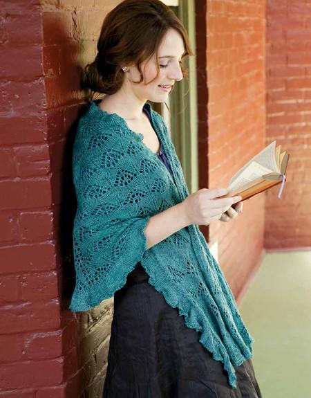 Lady Russell Shawl Knitting Pattern Download Image