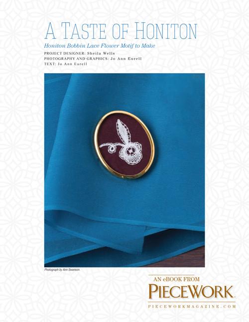 A Taste of Honiton eBook: Honiton Bobbin Lace Flower Motif to Make Image
