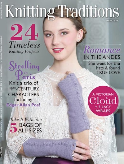 Cover of Knitting Traditions, Spring 2016 Digital Edition