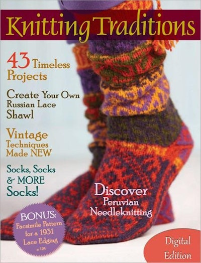 Cover of Knitting Traditions, 2010 Digital Edition