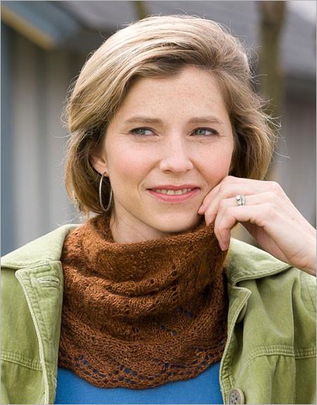 Copper Cowl Knitting Pattern Download Image