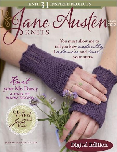 Cover of Jane Austen Knits, Summer 2012