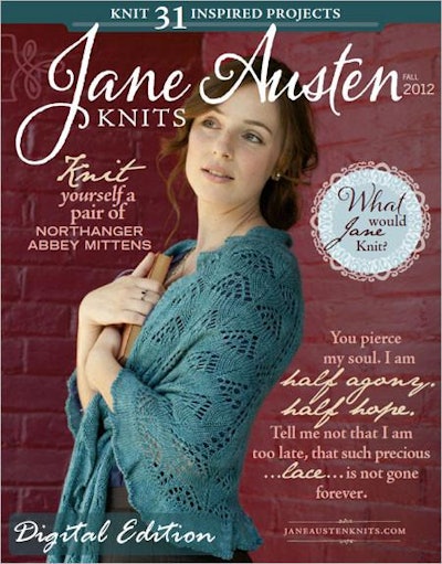Cover of Jane Austen Knits, Fall 2012