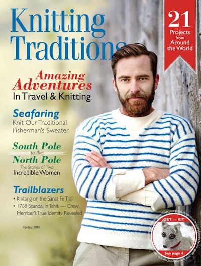 Cover of Knitting Traditions, Spring 2015 Digital Edition