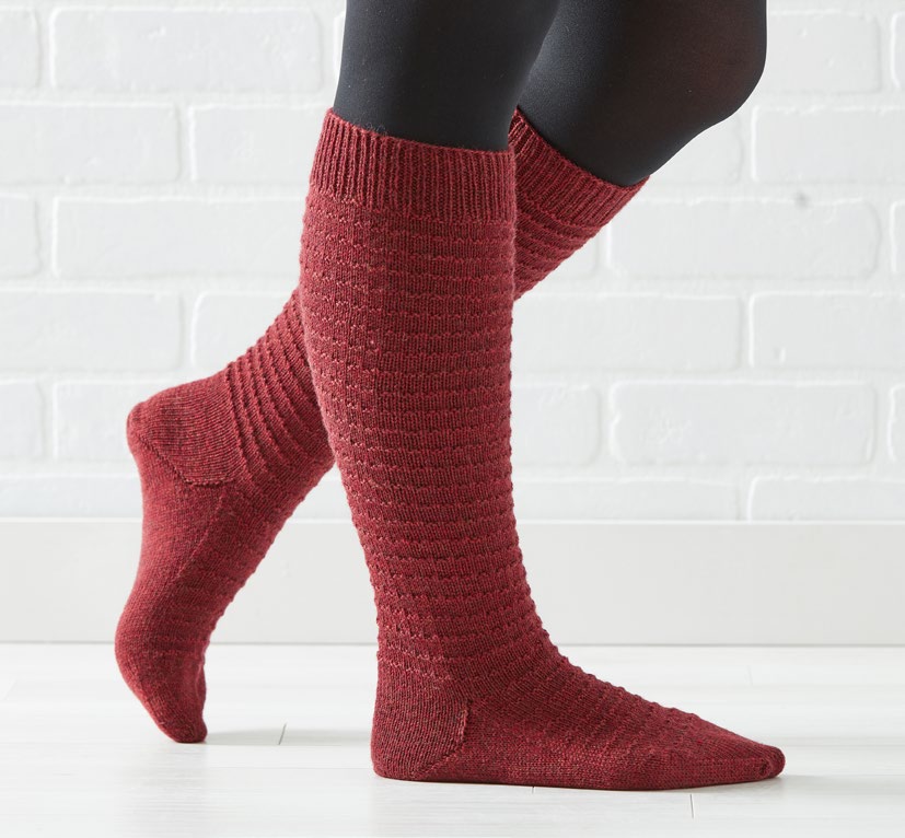 Vintage Knickerbocker Stocking Pattern Image