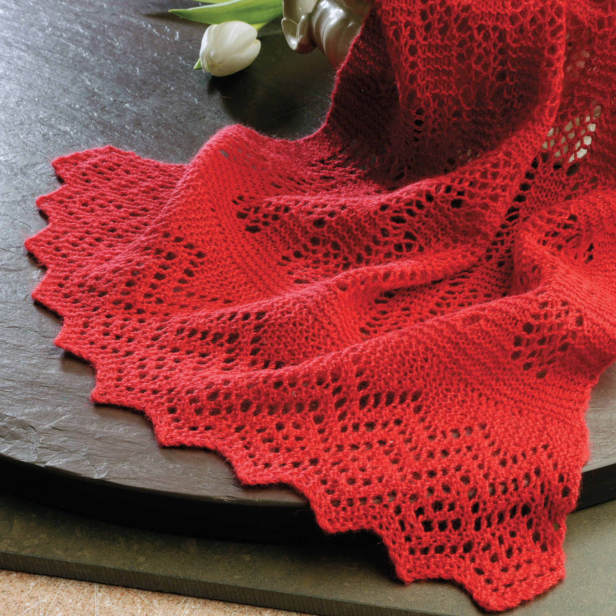 Accordion Scarf to Knit Pattern Image