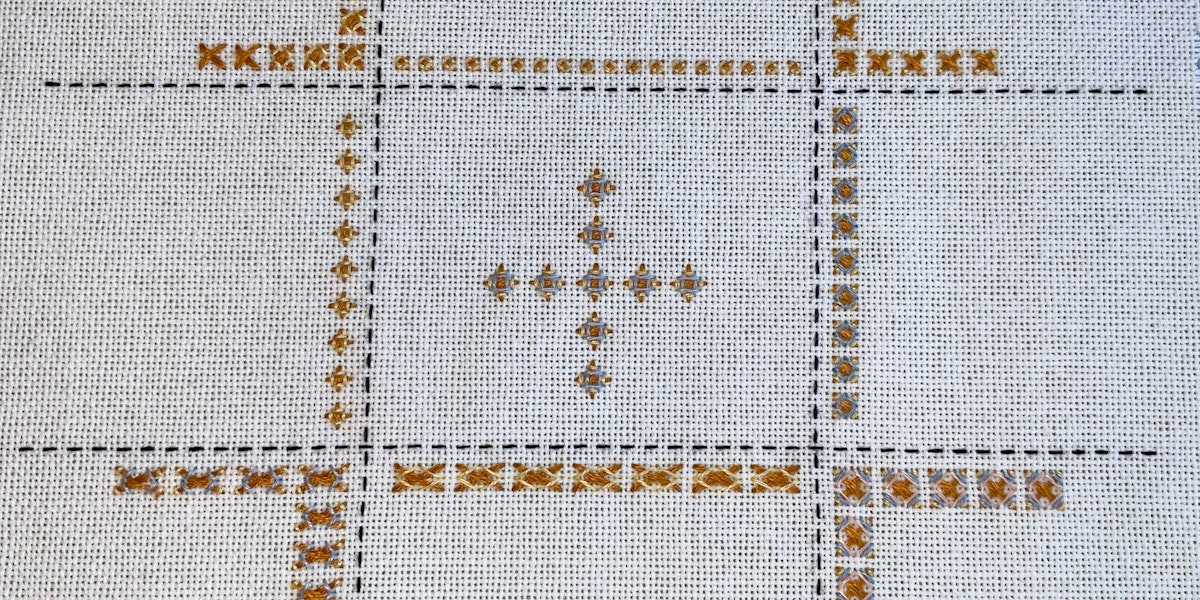 A Stitch in Time Rice Stitch PieceWork